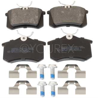 35-200-1001 - Brake pads set, Rear Axle - Bromsdelar Diverse Fabrikat - Brake Pads